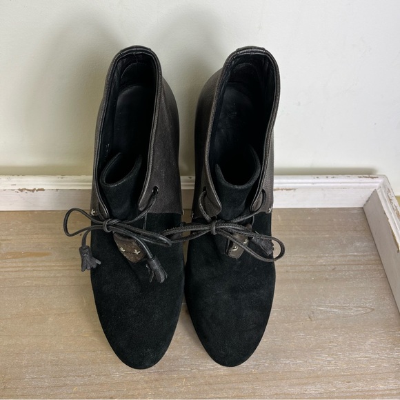 Rag & Bone Ankle Booties | Suede & Leather Lace-Up | Size 39 | Y2K Grunge Luxe - Picture 2 of 10